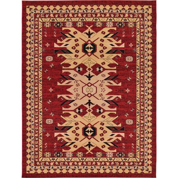 Bliss Rugs Oasis Modern Multi-Color Outdoor Area Rug, 8' x 10