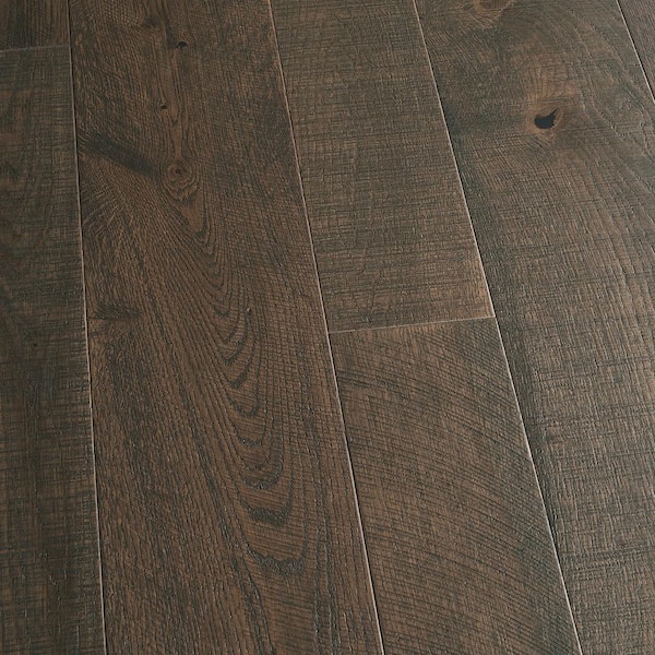 Malibu Wide Plank Venice French Oak 1/2 in. T x 5 & 7 in. W Tongue and Groove Distressed Engineered Hardwood Flooring (24.9 sq. ft./case)