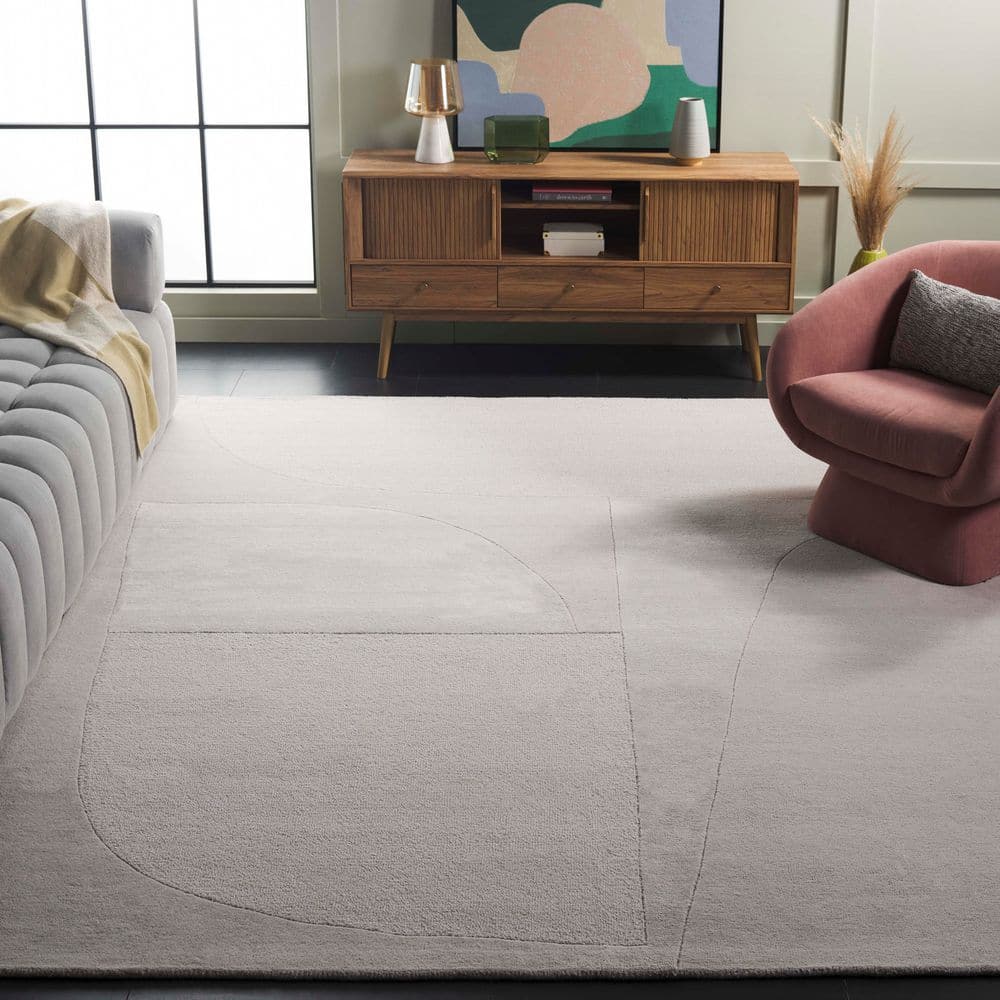 Fifth Avenue 8 ft. x 10 ft. Gray ontemporary Luxe Geometric Area Rug price history on PriceWatchPro