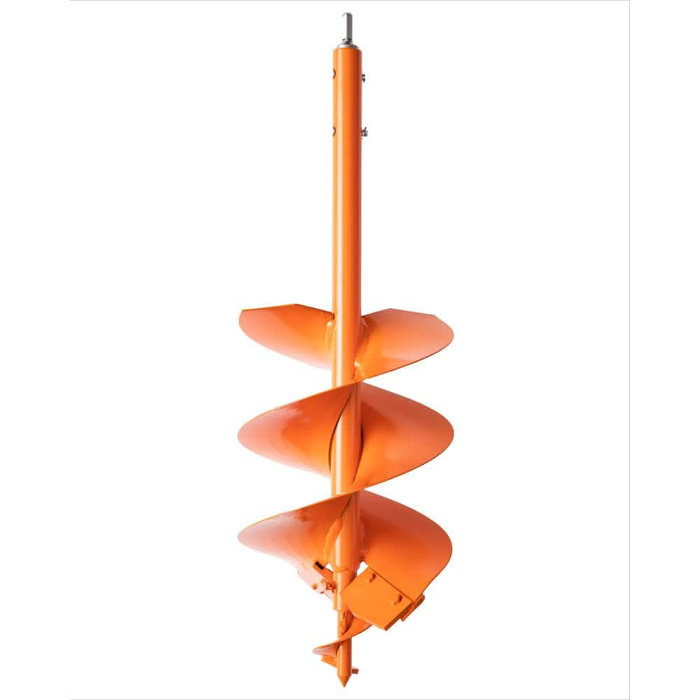 Power Planter USA 28 in. x 9 in. Orange MultiPurpose Bulb Plant Auger