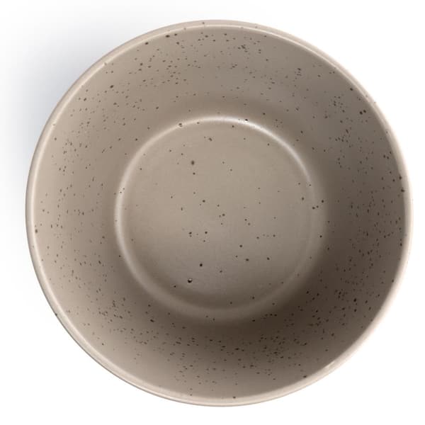 BEE & WILLOW Millbrook 24 fl. oz. 8.8 in. Mocha Brown Round Stoneware  Dinner Bowl (Set of 6) 985119857M - The Home Depot