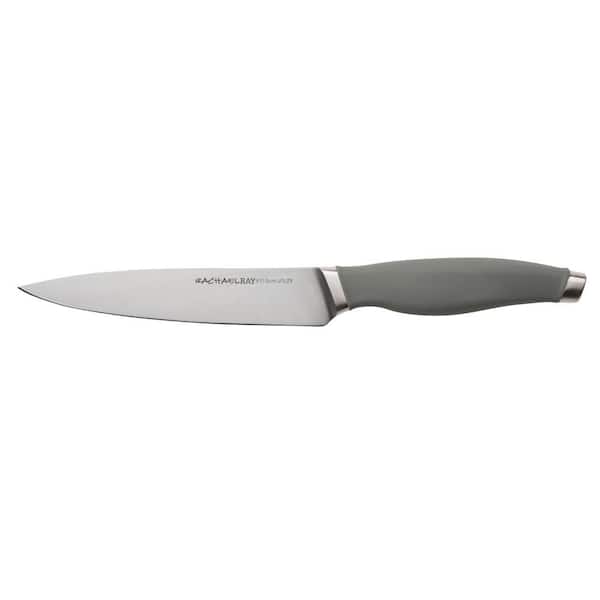 YF-TOW Kitchen Knife Set, 8PCS Stainless Steel knife sets for kitchen with  block, With Knife Sharpeners, Sharp, Non-Slip, Chef Knife, Peel Cutter,  Etc, Gifts for Women, Men (grey)