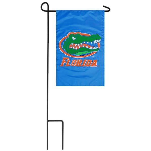 1 ft. x 1-1/2 ft. University of Florida 2-Sided Garden Flag with 3-2/3 ft. Metal Flagpole