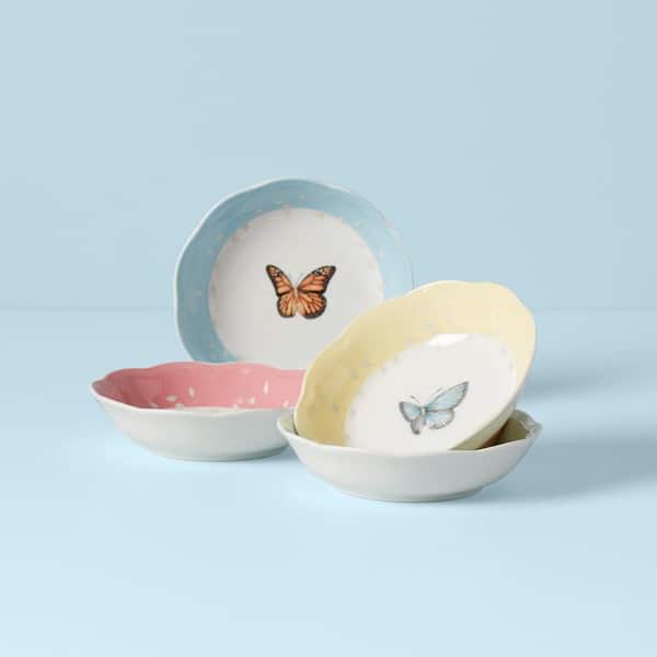 3pcs Set Butterfly Bowl Set Lightweight And Durable Meal Plate