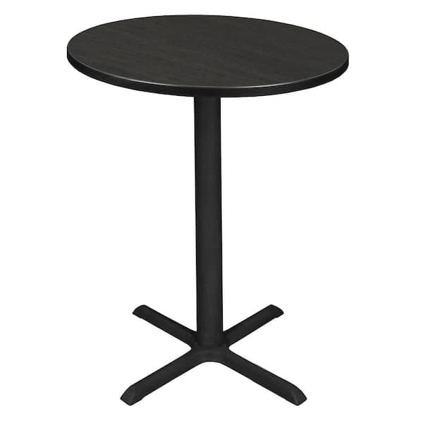 Regency Bucy 38 in. Square Ash Grey Composite Wood Cafe Table (Seats 4)