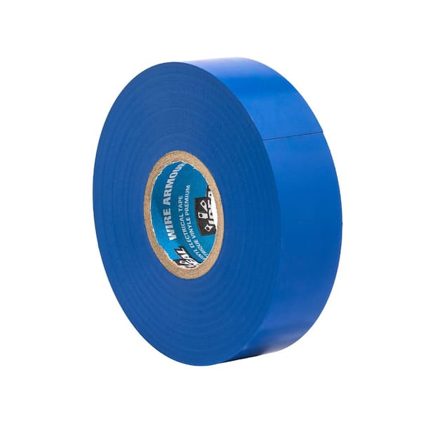 Wire Armour 3/4 in. x 66 ft. Premium Vinyl Tape, Blue (10-Pack)