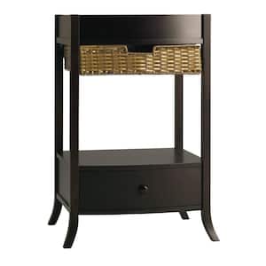 Archer 18.75 in. W x 23 in. D x 32.8125 in. H Bath Vanity Cabinet Only in Black Forest