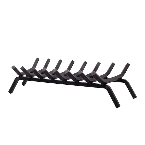 Pleasant Hearth 3/4 in. 30 in. 8-Bar Steel Fireplace Grate