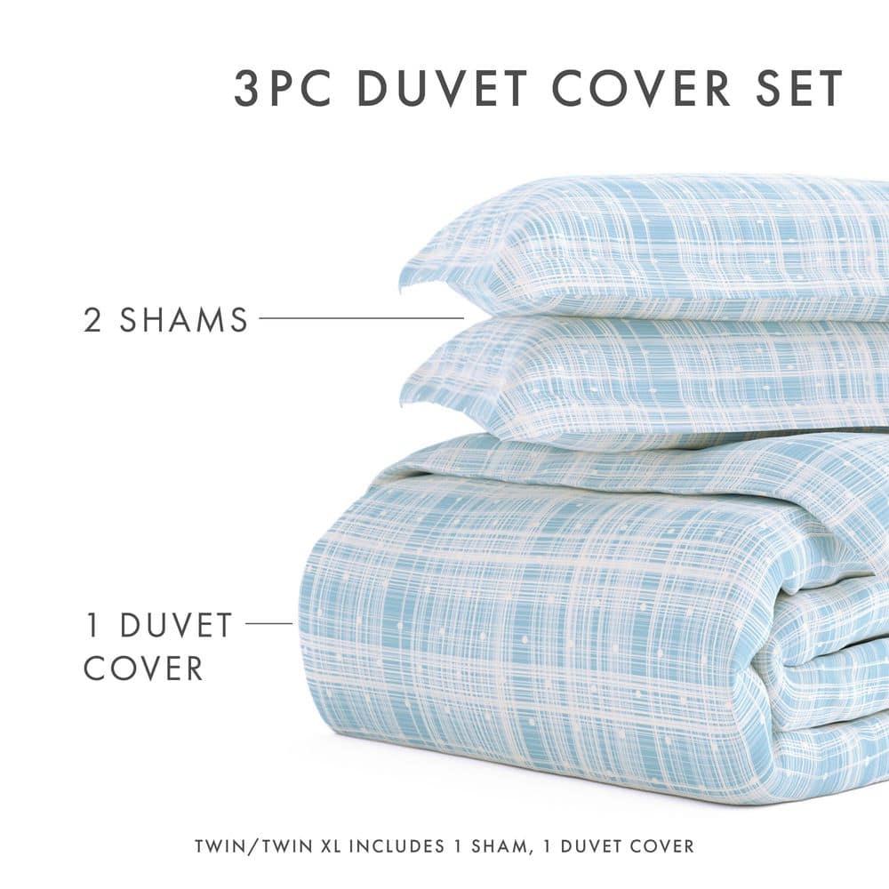 Aqua Polka Dot Microfiber Queen Bedspread Cover Set