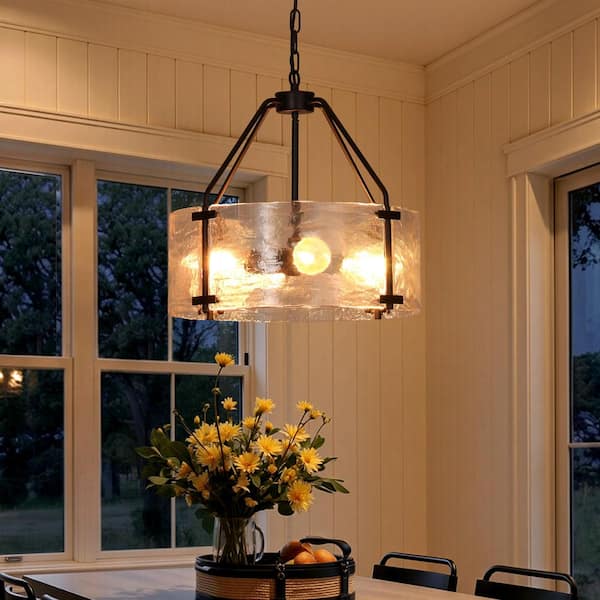 Have a question about TOZING 4-Light Farmhouse Black Indoor