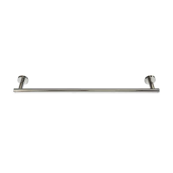 Italia Martella 24 in. Wall Mounted Towel Bar in Chrome