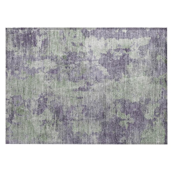 Addison Rugs Chantille ACN573 Purple 1 ft. 8 in. x 2 ft. 6 in. Machine Washable Indoor/Outdoor Geometric Area Rug
