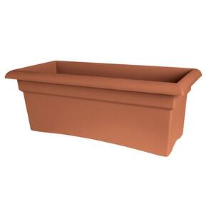 Bloem Veranda Square 18 In. Black Plastic Deck Box Planter 57918 - The 