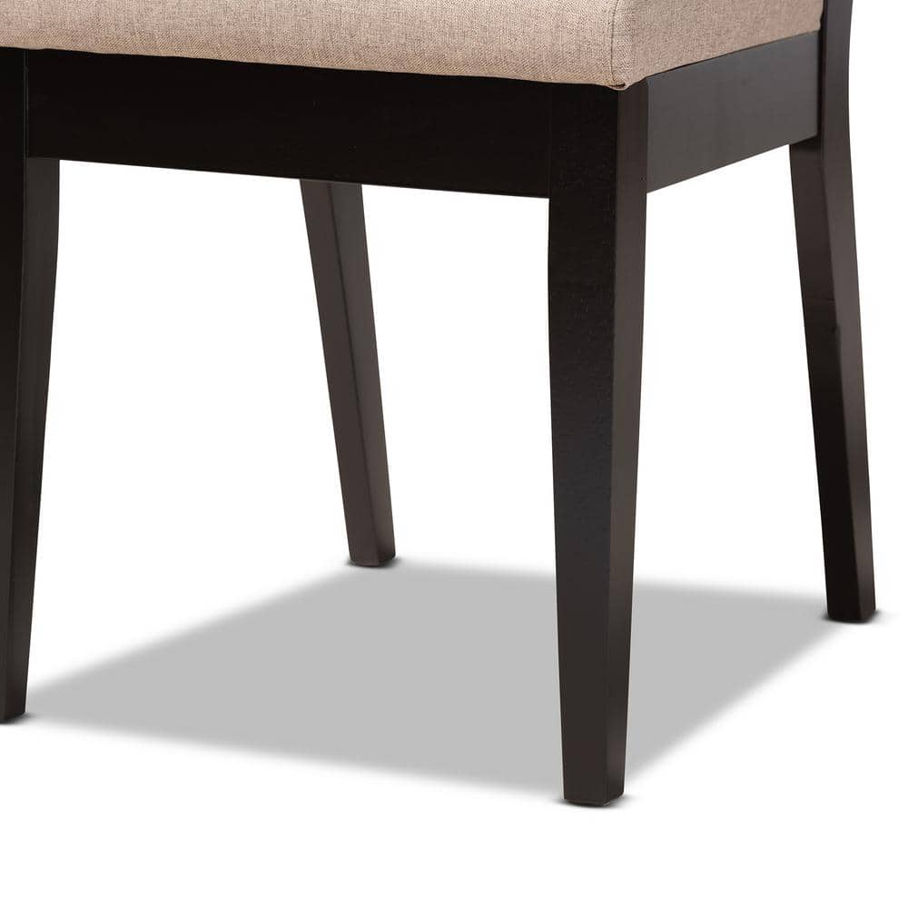 Elegant Gideon Brown Wood and Cane Low Arm Chair
