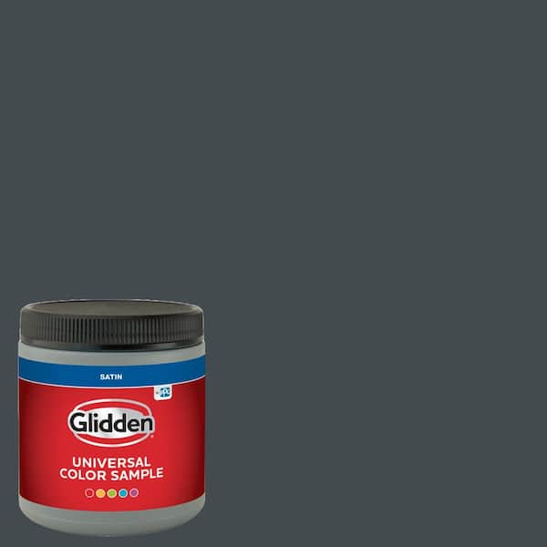 Glidden 8 oz. PPG1012-7 Black Forest Satin Interior Paint Sample