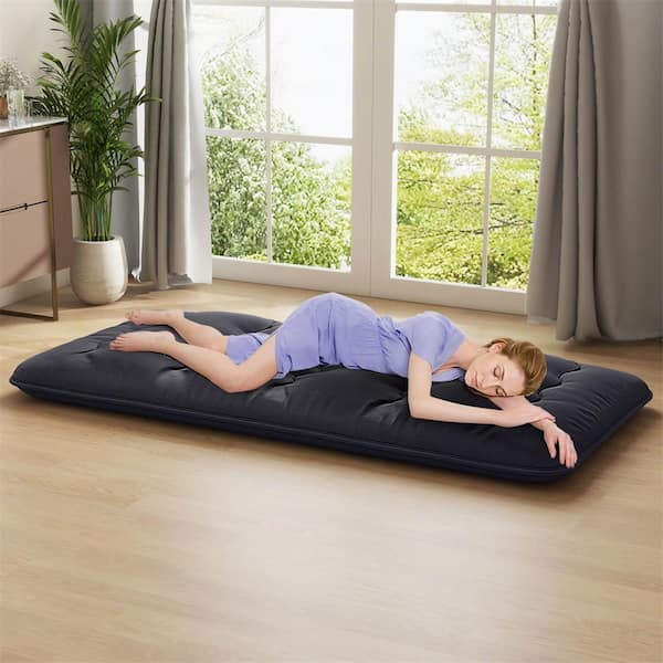 Costway 4 in. Twin Futon Mattress Japanese Floor Pad with Washable