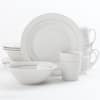 Gibson Home Tuxedo Deluxe 12-Piece Traditional White Porcelain ...