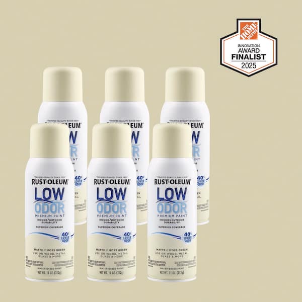 11 oz. Matte Moss Green Low Odor Water-Based Spray (Case of 6)