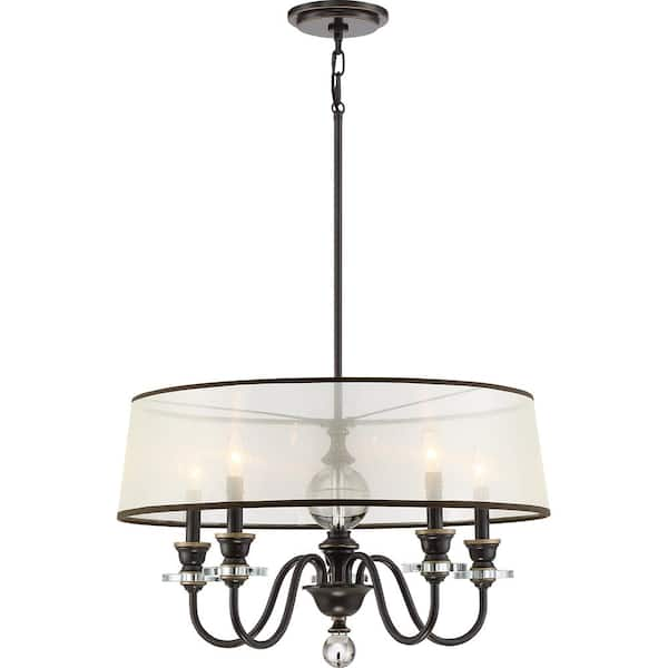 Ceremony 5-Light Palladian Bronze Chandelier