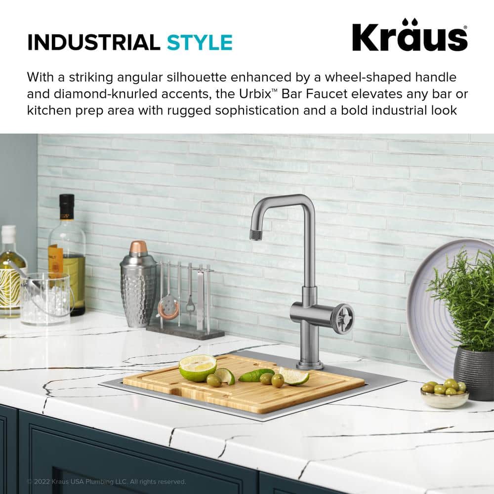 Urbix Industrial Stainless Steel Single Handle Bar Faucet
