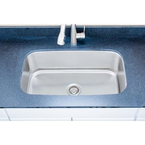 The Craftsmen Series Undermount Stainless Steel 32 in. Single Bowl Kitchen Sink