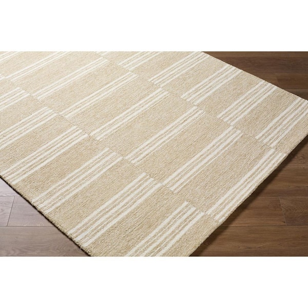 Our PNW Home Idaho Beige 3 ft. x 8 ft. Modern Area Rug