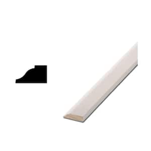 WM 941 7/16 in. x 3/4 in. x 84 in. Primed Finger-Jointed Stop Moulding