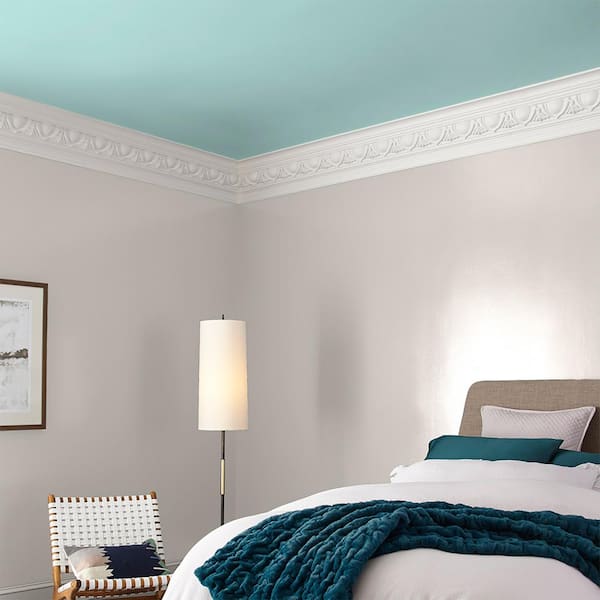 BEHR PREMIUM PLUS 1 gal. #500C-3 Spa Ceiling Flat Interior Paint