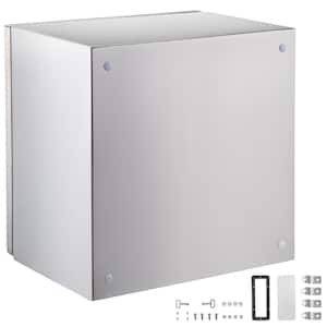 NEMA Stainless Steel Enclosure, 12 x 12 x 8in. NEMA 4X Steel Electrical Box, IP66 Waterproof & Dustproof, Outdoor/Indoor