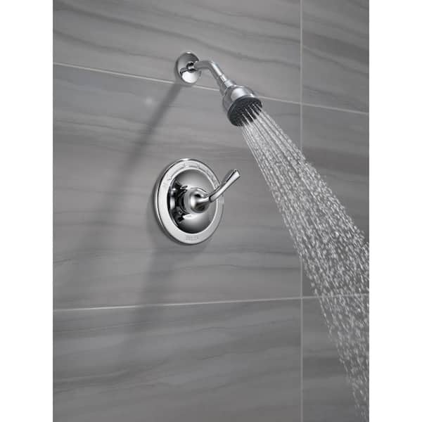 Delta Foundations B112900C Single-Handle 1-Spray Shower Faucet Chrome W// Valve