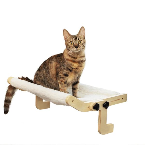 Cat Window Perch, Cat Hammock, Cat Window Bed, Wood Cat Shelves,  Minimalistic Pet Furniture 