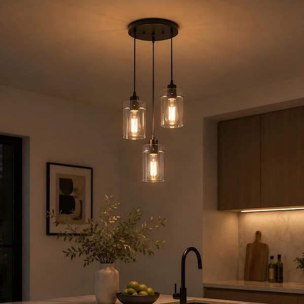 家具、インテリア MERCROS MERCROS 照明器具 2TONE 3BULB PENDANT LAMP