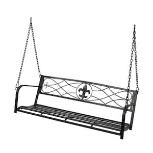 51.97 in. Width 2-Person Metal Porch Swing