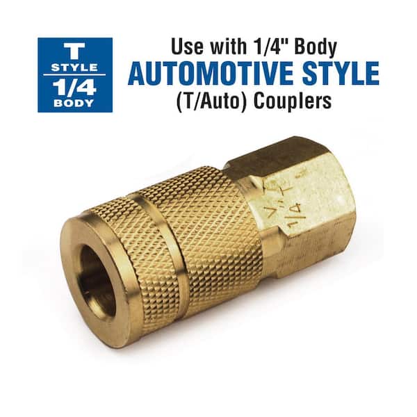 1/4 in. Female Steel Automotive Coupler 1/4 in. Female Steel Automotive Coupler