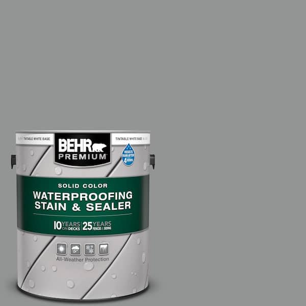 BEHR PREMIUM 1 gal. #780F-5 Anonymous Solid Color Waterproofing Exterior Wood Stain and Sealer