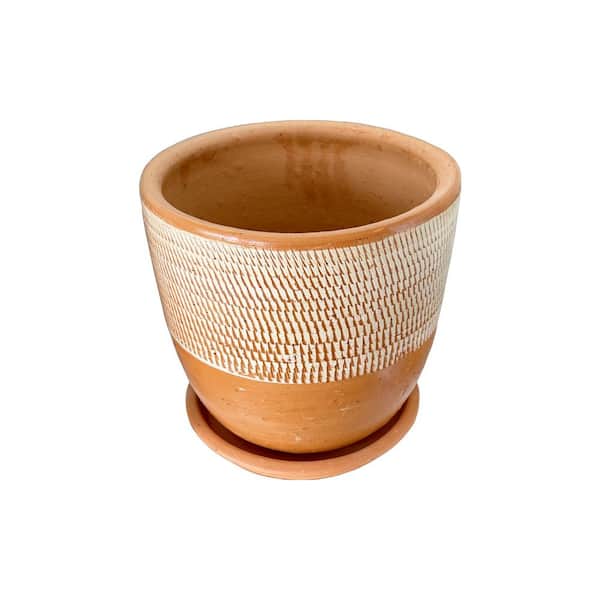 Unbranded Clay planter Eden's Embrace Collection -Small