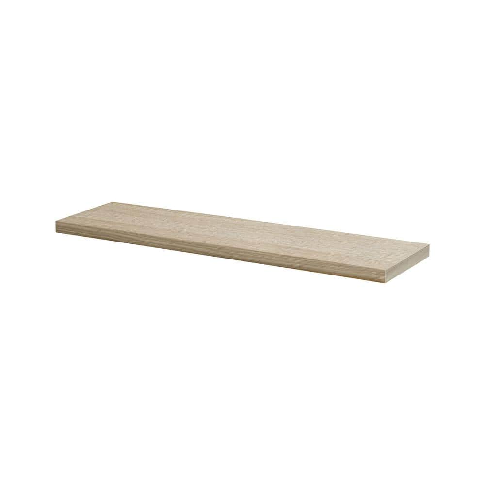 Dolle LITE FEELWOOD 23.6 in. W x 5.9 in. D x 0.75 in. Brushed Oak ...