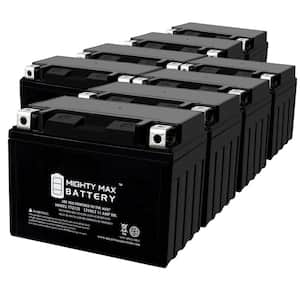 YTZ12S -12 Volt 11 AH, 210 CCA, Rechargeable Maintenance Free SLA AGM Motorcycle Battery - Pack of 8
