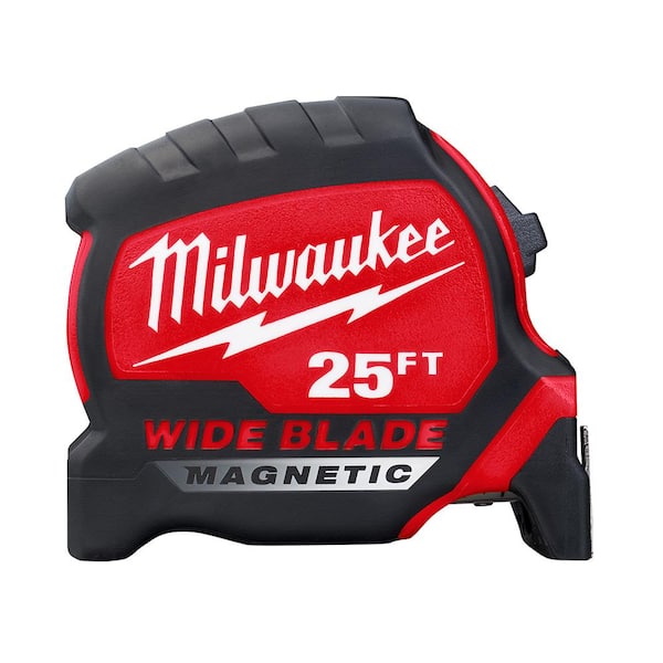 Milwaukee 25 ft. x 1-5/16 in. Wide Blade Magnetic Tape Measure