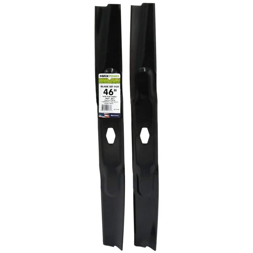 "'s 561418B 2 Blade Set for 46"" MTD, Cub Cadet, Troy-Bilt Mowers, Replaces OEM numbers 742-05510, 742P05510" price history on PriceWatchPro