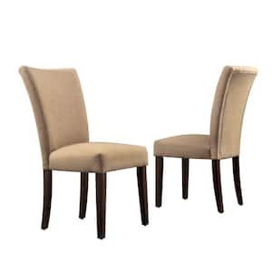 Whitmire Camel Linen Parsons Dining Chair (Set of 2)
