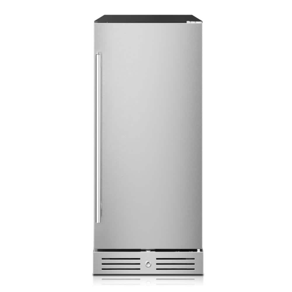 14.8 in. 80-Can Built-In/Freestanding Beverage Refrigerator, Indoor/Outdoor Fridge Cooler with Adjustable Shelves