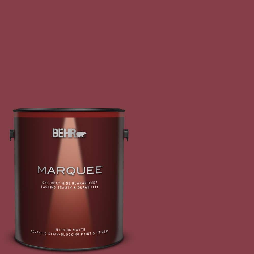 1 gal. #S-H-120 Antique Ruby Matte Interior Paint & Primer