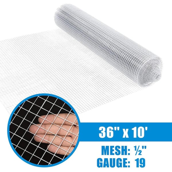 Fencer Wire 1/2 in. x 3 ft. x 10 ft. 19-Gauge Hardware Cloth