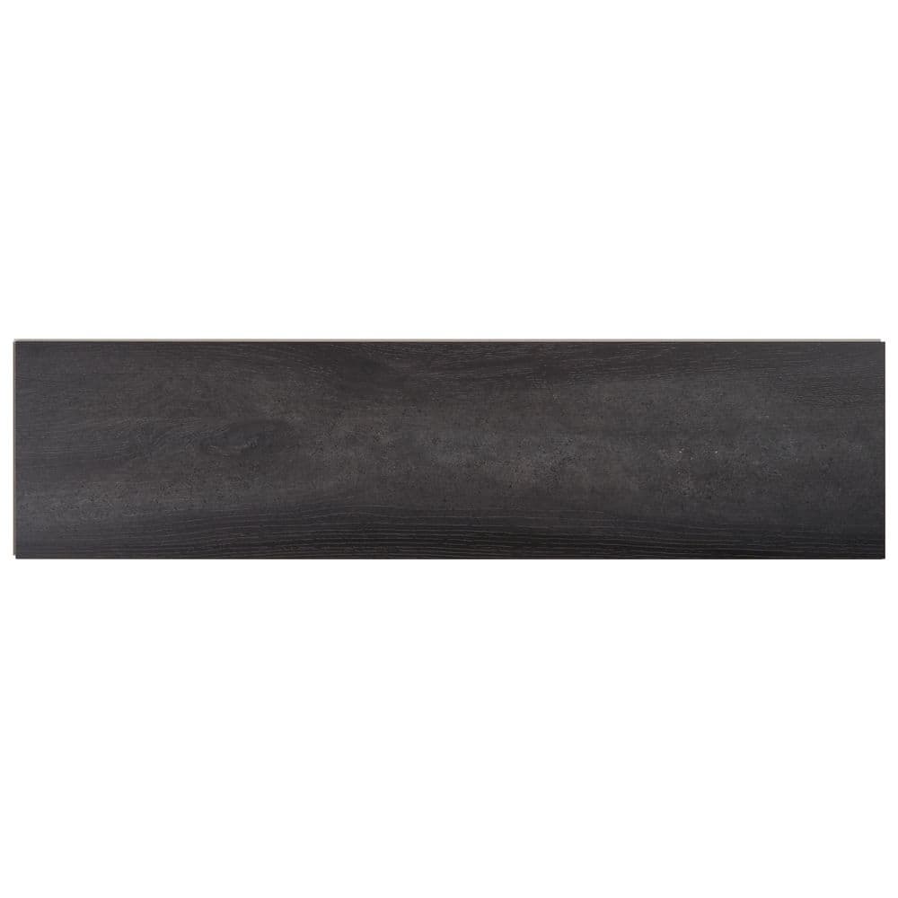 Urbana Black 6 in. x 0.23 in. Rigid Core Click Luxury Vinyl Tile Floor Tile Sample price history on PriceWatchPro