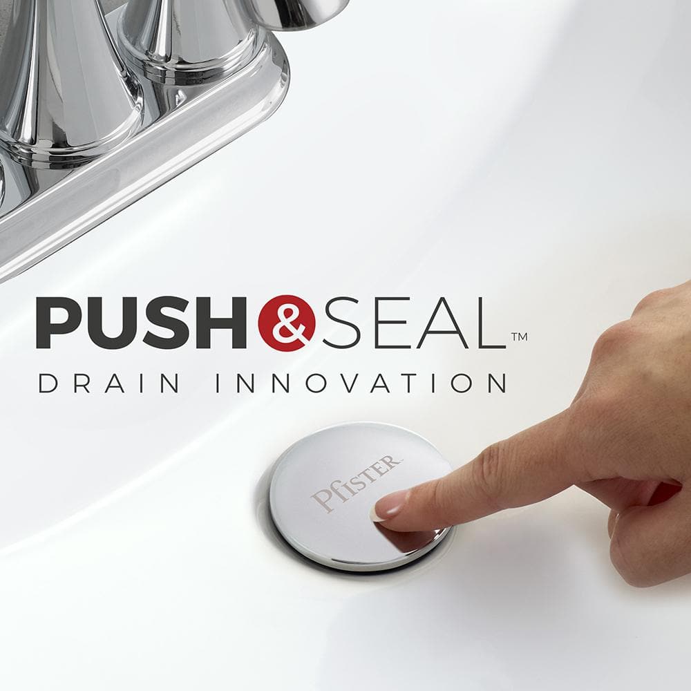 Pfirst Series Modern Single-Handle Brushed Nickel Bathroom Faucet