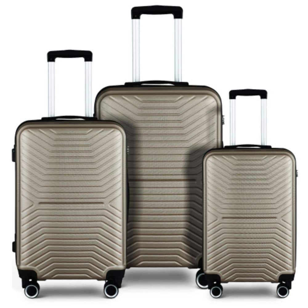 Luggage Expandable Suitcase ABS 3-Piece Set with TSA Lock Spinner