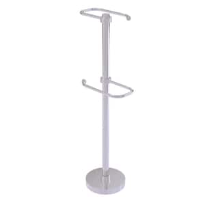Free Standing 2-Roll Toilet Tissue Stand in Polished Chrome