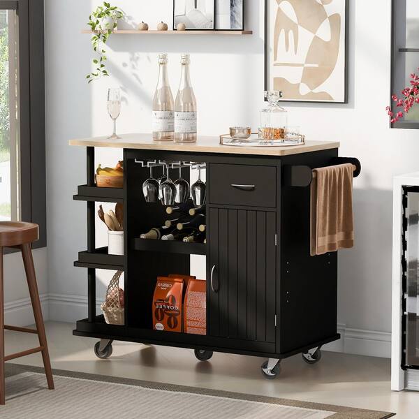 Kitchen discount island wine