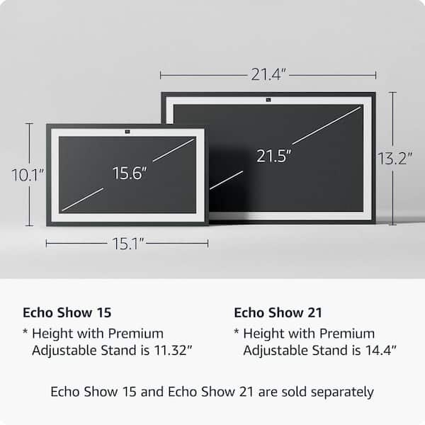Amazon Echo Show 15 HD 15.6 Smart Display, with Built-in Fire TV